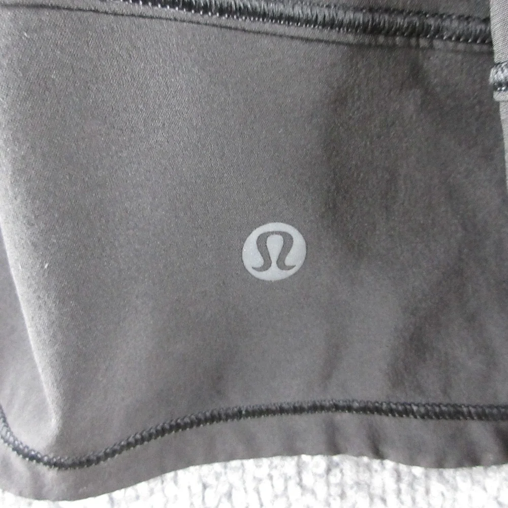 Lululemon Skirt Womens 2 Black Athletic Running Lightweight Zip Pocket Skort